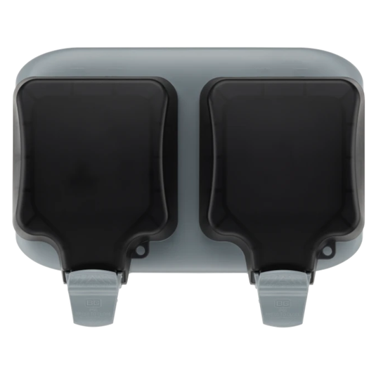 Luceco Masterplug Weatherproof Outdoor EV Charging Socket | IP66 | 13A | Type A RCBO Protection | EVH132S1SPA-MP
