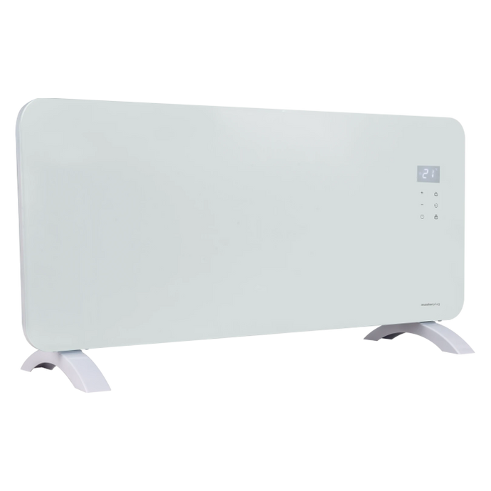 Auraline Smartenergy Glass Panel Heater White | 48FANGP200WUK