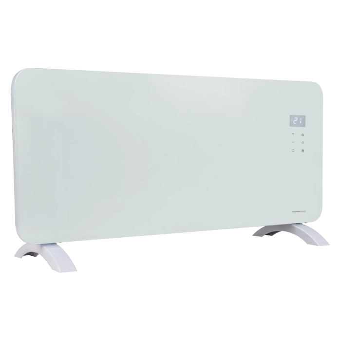 Завантажте зображення в засіб перегляду галереї, Auraline Smartenergy Glass Panel Heater White | 48FANGP200WUK
