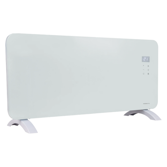 Auraline Smartenergy Glass Panel Heater White | 48FANGP200WUK