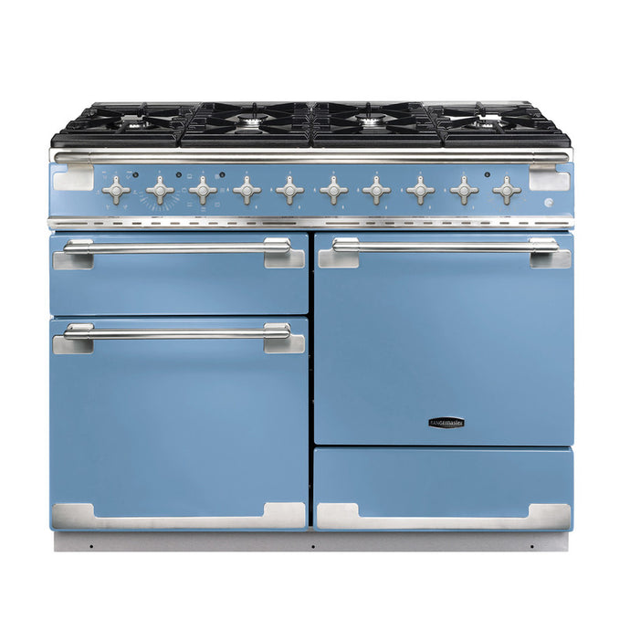 Rangemaster Elise 110 | Dual Fuel | China Blue | Brushed Nickel Trim |ELS110DFFCA/