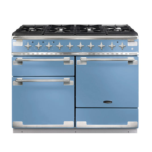 Rangemaster Elise 110 | Dual Fuel | China Blue | Brushed Nickel Trim |ELS110DFFCA/