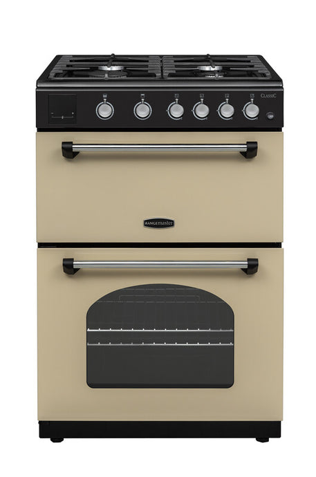 Rangemaster Classic 60cm | Gas | Cream & Chrome | 128070 | CLA60NGFCR/C