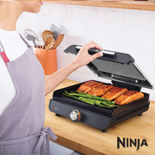 Ninja Sizzle Low Smoke Indoor Grill & Flat Plate | GR101UK