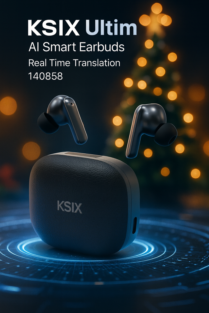 Load image into Gallery viewer, KSIX Ultim AI Smart Earbuds | Real Time Translation | 140858
