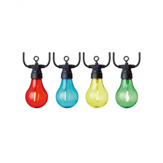 AMAL 10 Outdoor Connectable Festoon Party Lights – Multi-Coloured | 141399
