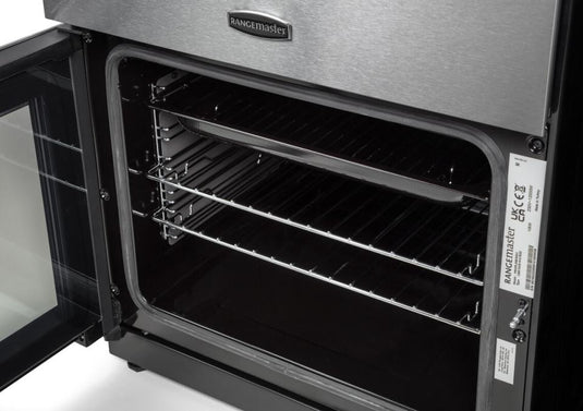 Rangemaster Professional+ 60cm | Induction | Stainless Steel & Chrome | 128200 | PROPL60EISS/C
