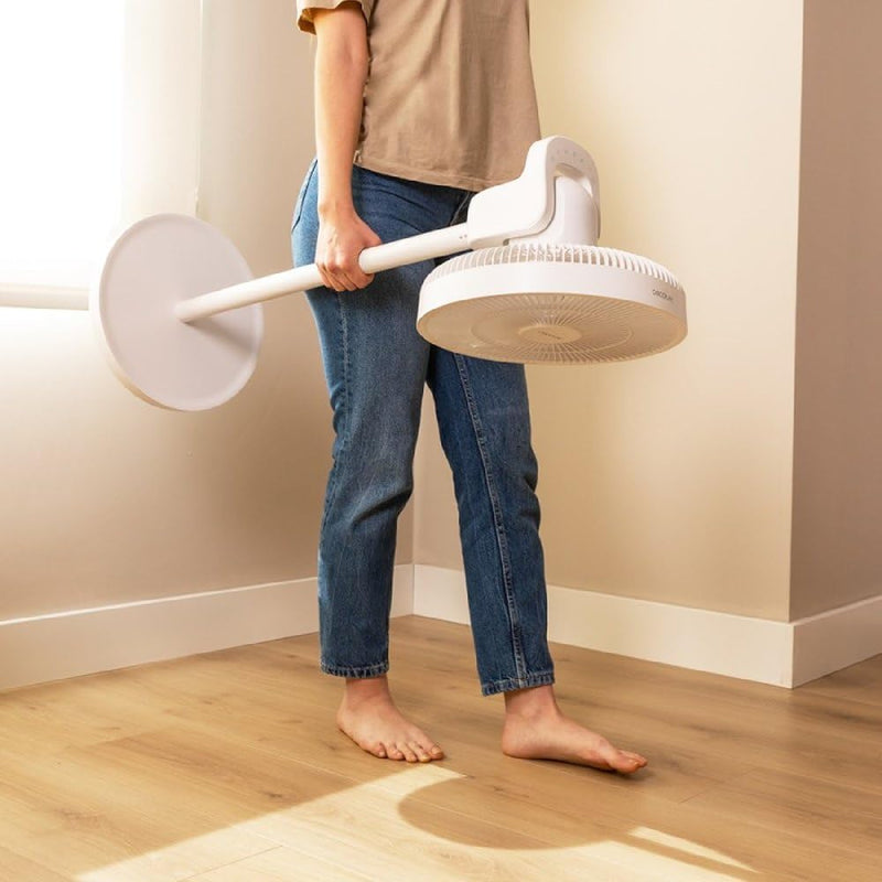 Завантажте зображення в засіб перегляду галереї, Cecotec EnergySilence 2600 Sunflower Remote Control Portable Battery-Powered Fan Oscillating | 13"  | 2600MAH | 082433

