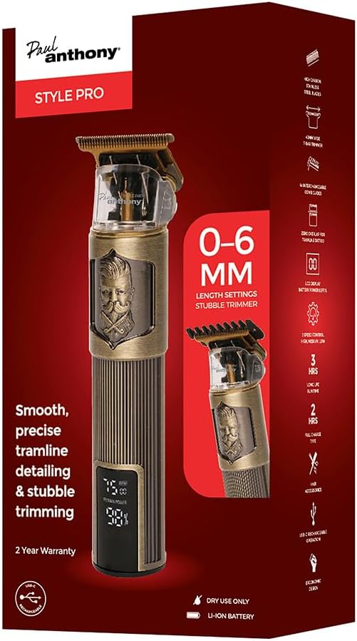 Załaduj obraz do przeglądarki galerii, Paul Anthony Style Pro USB-C Trimmer | H5136A
