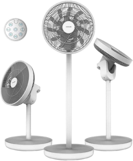 Cecotec EnergySilence 2600 Sunflower Remote Control Portable Battery-Powered Fan Oscillating | 13"  | 2600MAH | 082433