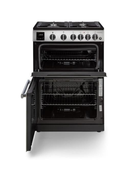 Rangemaster Professional+ 60cm | Gas | Stainless Steel with Chrome | 128140 | PROPL60NGFSS/C
