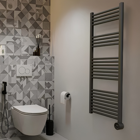 Luceco Masterplug Smartenergy Towel Rail | 1000W | 1250X500Mm | Anthracite Grey | TWL100G125-MP