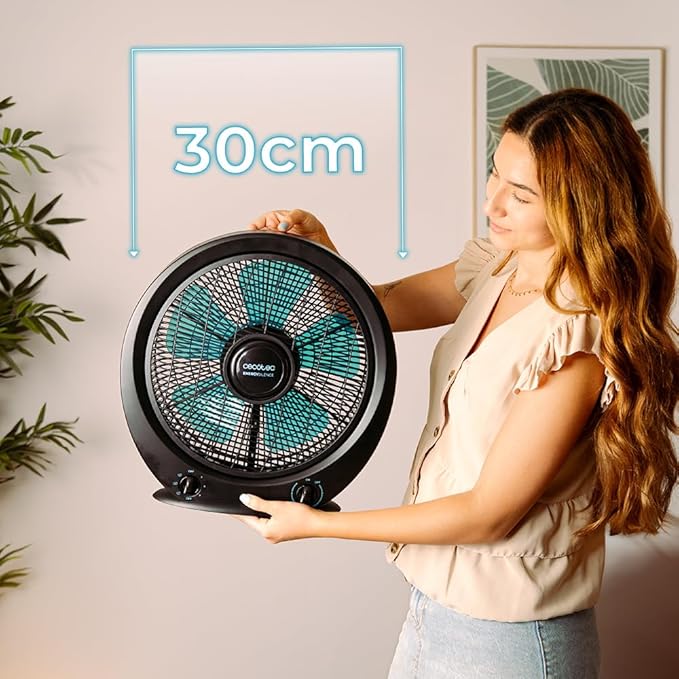 Załaduj obraz do przeglądarki galerii, Cecotec EnergySilence 4500 Power Box Black 12" Fan | 45W | 046039
