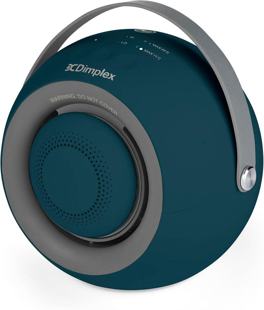 Dimplex Portable Desk Fan Heater with Detachable Handwarmer | Blue | DDF390G