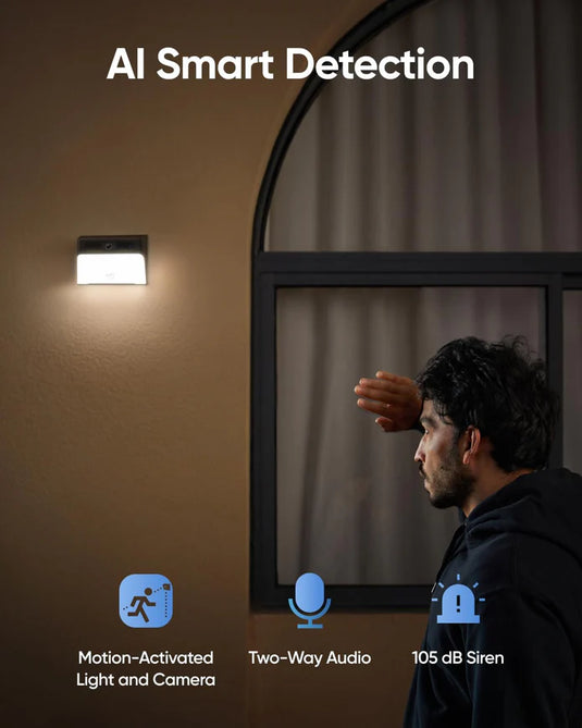 Eufy Solar Wall Light Cam S120 | T81A0311