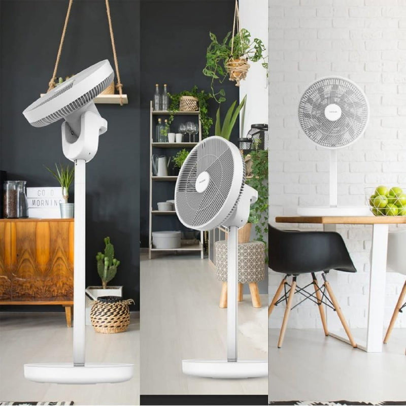 Завантажте зображення в засіб перегляду галереї, Cecotec EnergySilence 2600 Sunflower Remote Control Portable Battery-Powered Fan Oscillating | 13"  | 2600MAH | 082433
