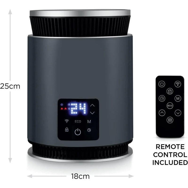 Załaduj obraz do przeglądarki galerii, BLACK+DECKER Smart Ceramic Heater | Black | 1800W
