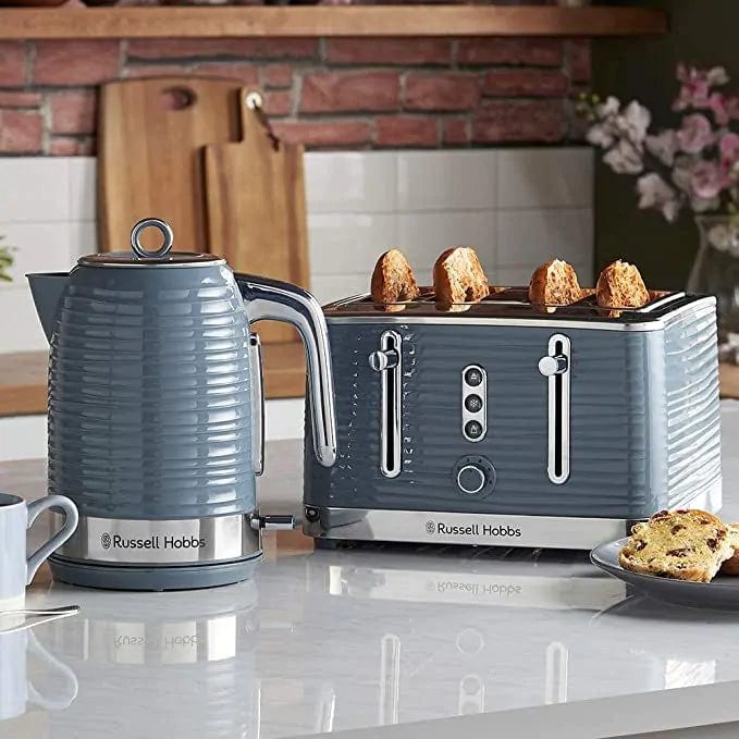 Load image into Gallery viewer, Russell Hobbs Inspire 4 Slice Toaster | Grey | 24383
