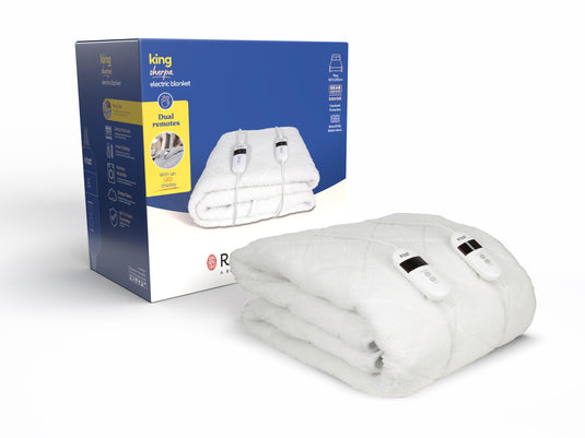 King Sherpa Fleecy Under Blanket Dual Control | RHEDB8002