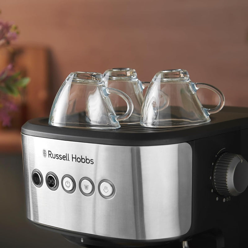 Załaduj obraz do przeglądarki galerii, Russell Hobbs Heaton Espresso Machine Heaton | Pods or Ground Coffee | 28700
