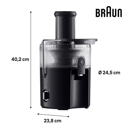 Braun MultiJuice 5 Spin Juicer | Black | SJ5000BK