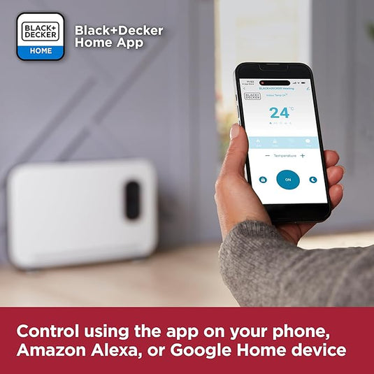 BLACK+DECKER Smart Convection Heater | 2.2kW | BXCV41014GB