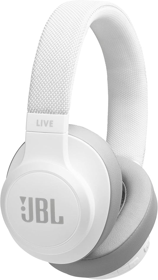 JBL LIVE500BT Around-Ear Wireless Headphones | White | JBLLIVE500BTWHT