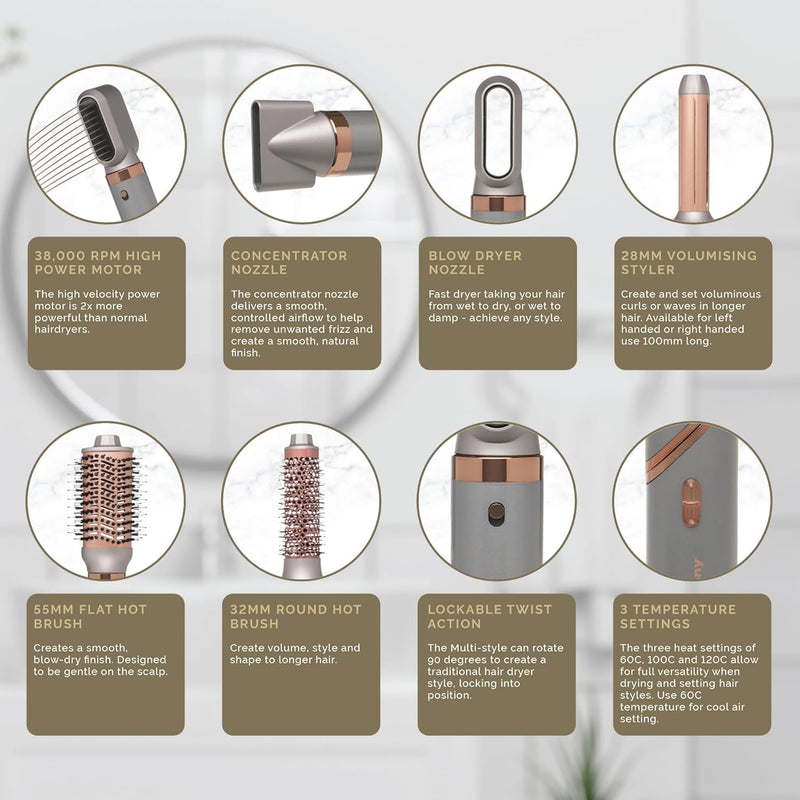 Załaduj obraz do przeglądarki galerii, Anthony 1000W Blow &amp; Styler | H1201
