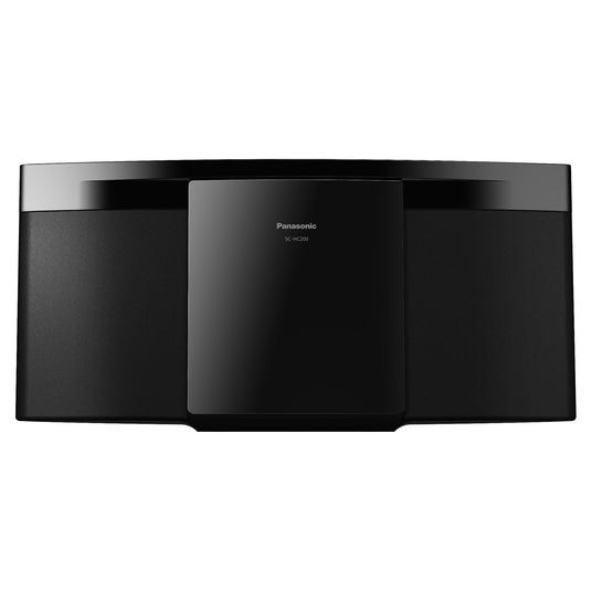 Panasonic 20W Speaker Modern Hi-Fi System with FM Radio | SC-HC200EB-K | PP058