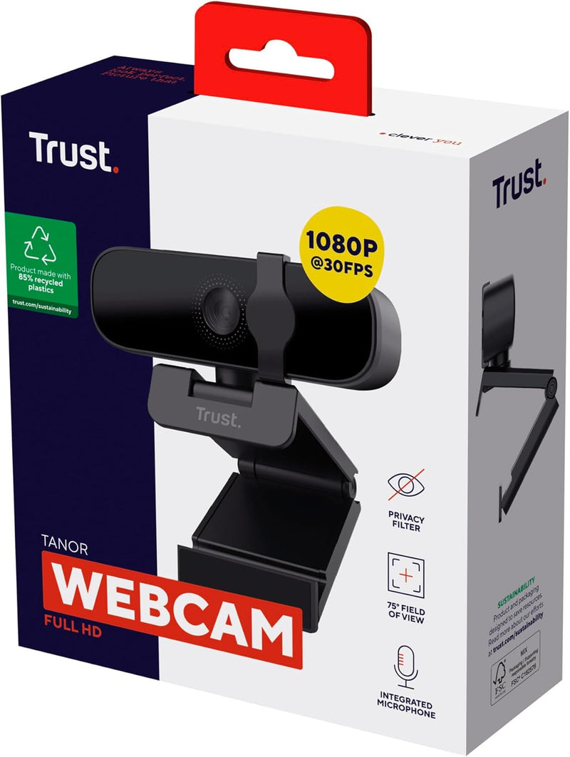 Load image into Gallery viewer, Trust Tanor 1080p Webcam | T25548
