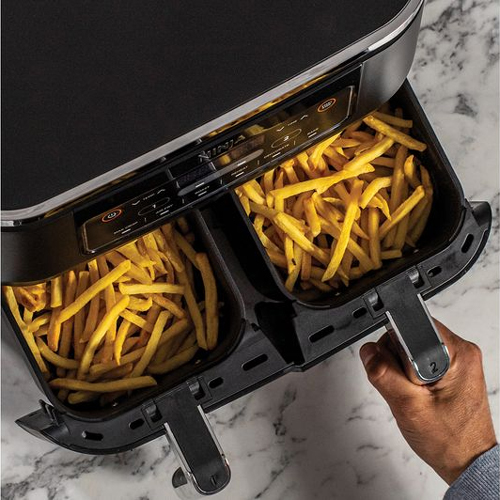 ninja dual zone air fryer double drawers