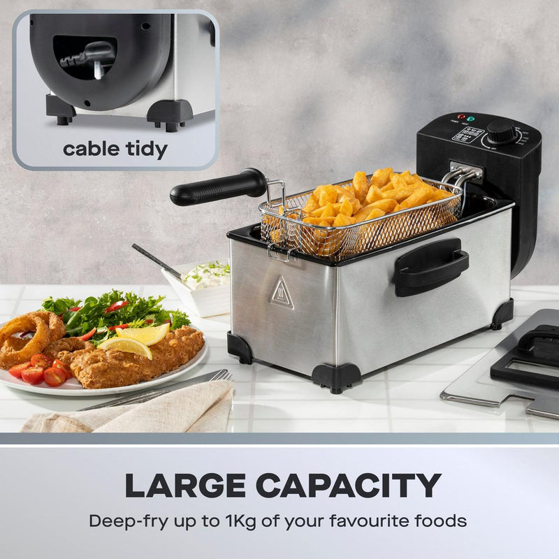 Load image into Gallery viewer, Daewoo 3L Deep Fat Fryer | 858365
