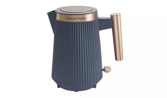 Russell hobbs navy and brass kettle