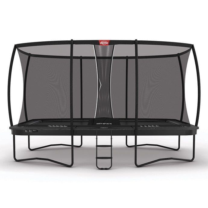 Berg Ultim Elite Regular Trampoline | 500CM/ 16FT | Safety Net DLX XL | Grey | 32.45.95.31