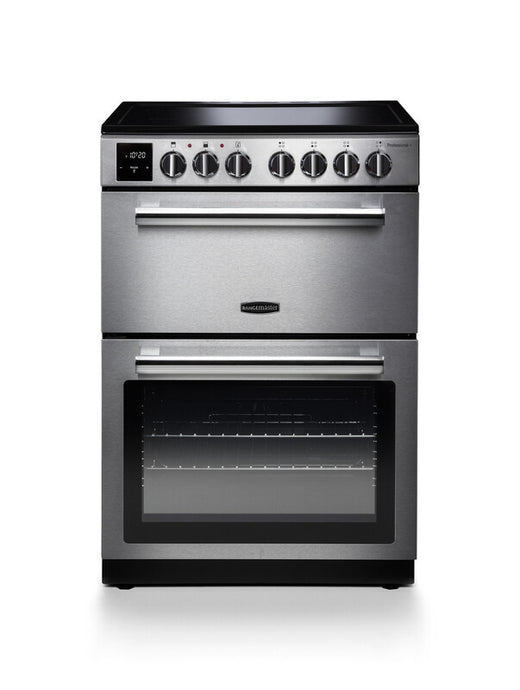 Rangemaster Professional+ 60cm | Ceramic | Stainless Steel with Chrome trim | 128180 | PROPL60ECSS/C