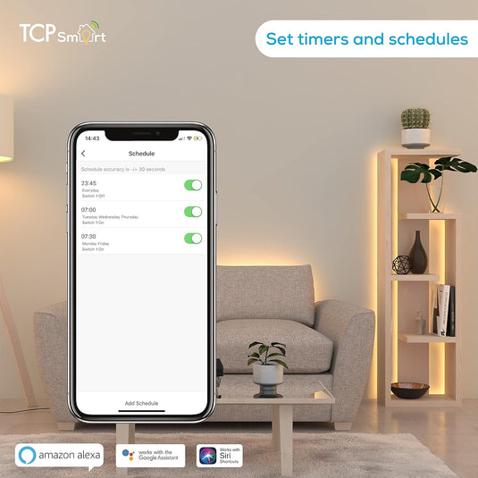 TCP Smart Strip Light RGBW | WiFi Control | IP20 5M UK | TCPSTRIP5MTR