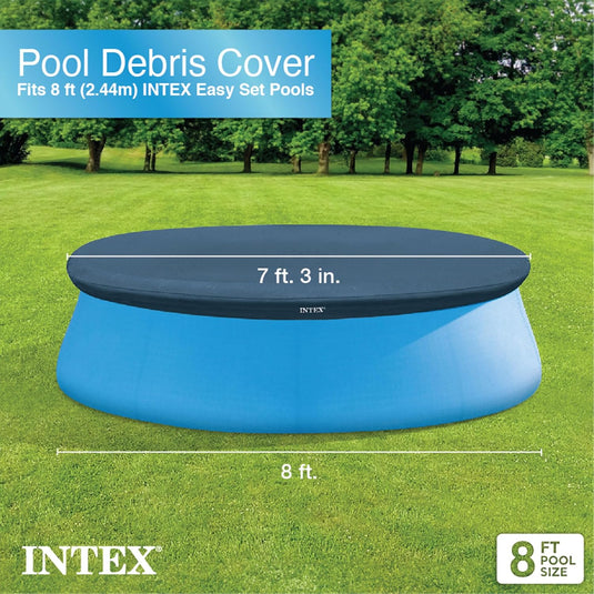 Intex 8 Ft Easy Set Pool Cover  | 128020