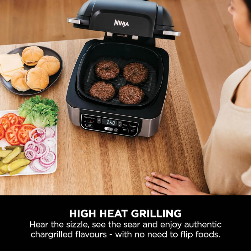 Завантажте зображення в засіб перегляду галереї, Ninja Foodi Health Grill and Air Fryer | AG301UK
