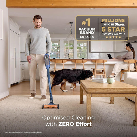 Shark PowerDetect Speed Clean and Empty Pet Pro Cordless Vacuum | Ultramarine | IA3241UKT