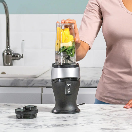 Ninja Nutri Slim Blender & Smoothie Maker | 700W | Silver | QB3001UKS