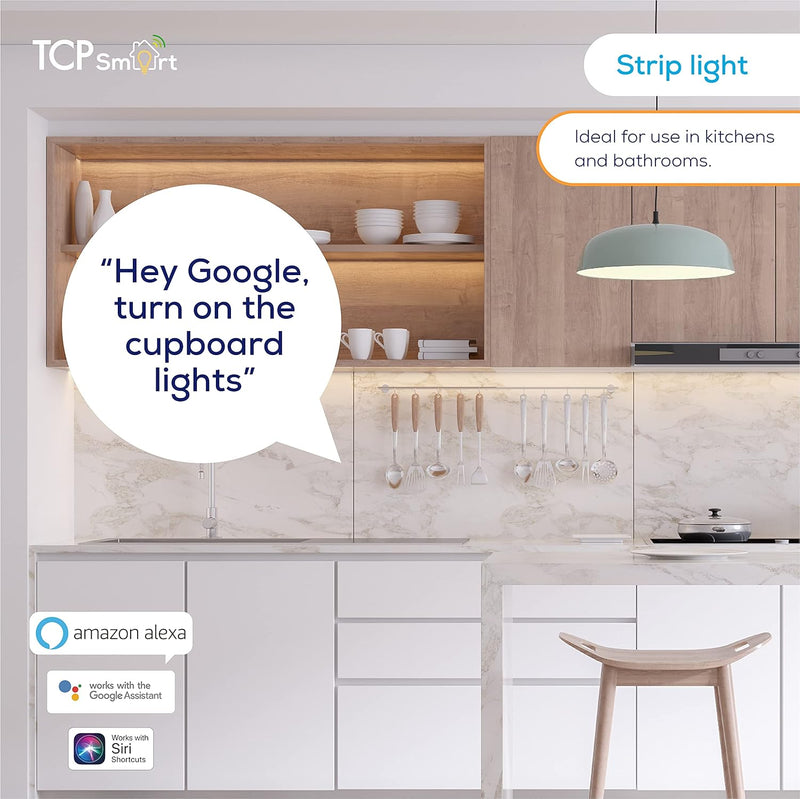 Load image into Gallery viewer, TCP Smart Strip Light RGBW | WiFi Control | IP20 5M UK | TCPSTRIP5MTR
