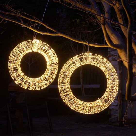 960 LED Galaxy Wreath | Warm White  LV | 2506060