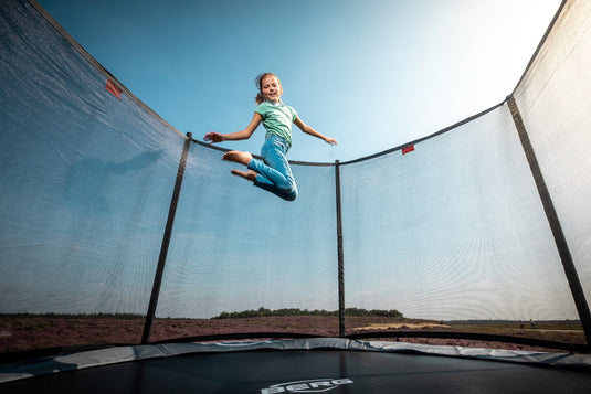 Berg Favorit Regular Trampoline | 200CM/ 7FT | Safety Net | Grey | 35.07.33.00