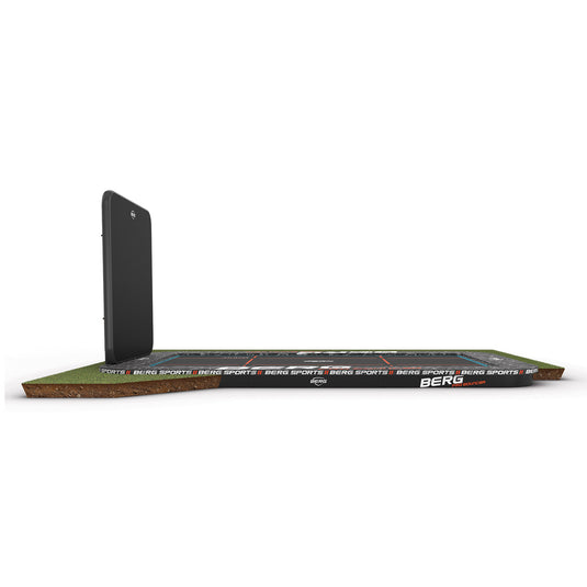 Berg Ultrim Pro Bouncer Flatground Trampoline | AeroWall 2x2 Black & Grey | 5x5M | 32.51.46.30