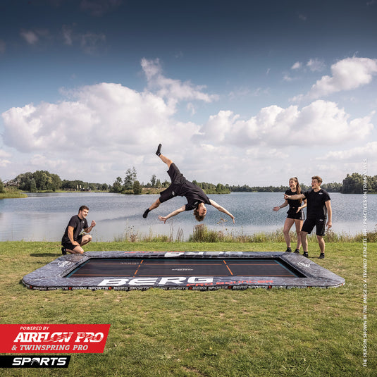 Berg Ultrim Pro Bouncer Flatground Trampoline | 5x5M | 32.51.26.30