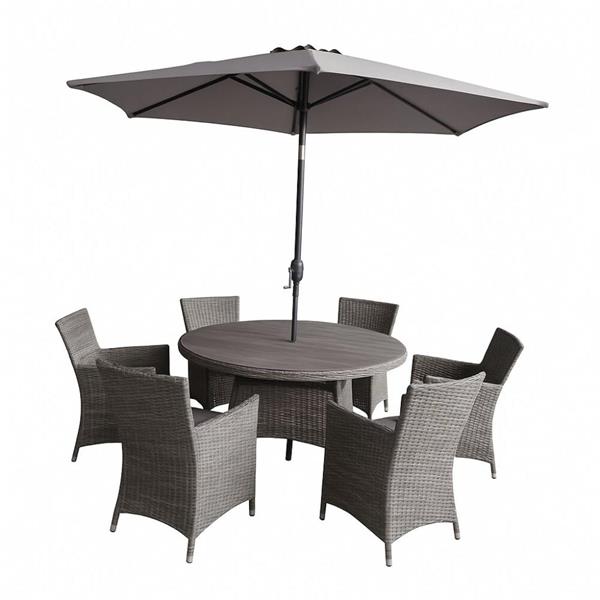 Load image into Gallery viewer, Parma Premium 6-Seater Round Dining Set | 301656
