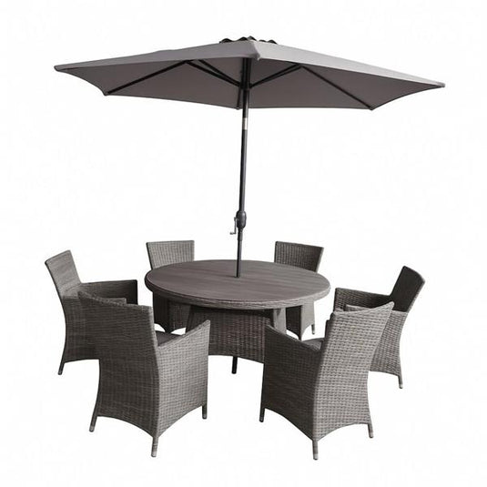 Parma Premium 6-Seater Round Dining Set | 301656