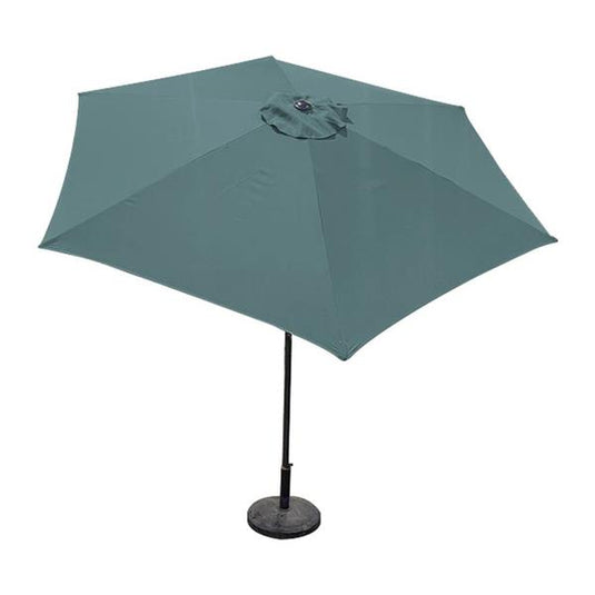 Aluminium Crank & Tilt Parasol | Green | 2.7m | 300993