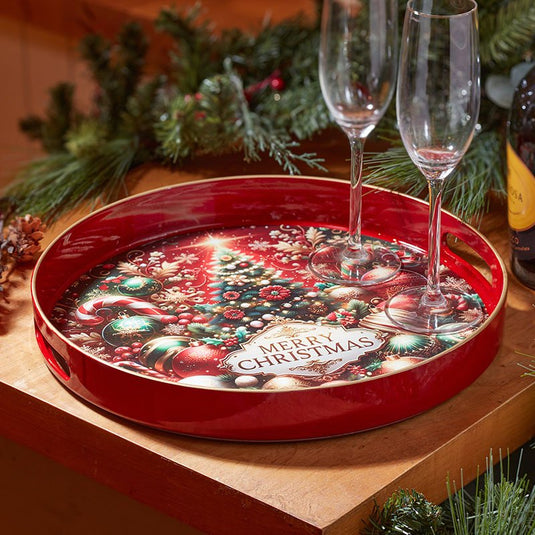 Smart Garden Merry Christmas DecorTray | Round | 2525041