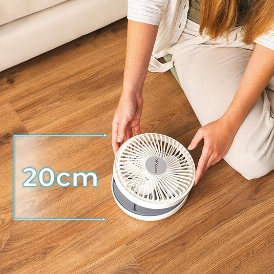 Cecotec EnergySilence 800 Foldable 8" Portable Fan With Remote Control | 7200MAH | 264174